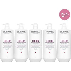 5x Goldwell Dualsenses Color Brilliance Shampoo 1000ml