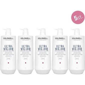 5x Goldwell Dualsenses Ultra Volume Bodifying Shampoo 1000ml