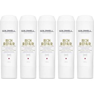 5x Goldwell Dualsenses Rich Repair Restoring Conditioner 200ml