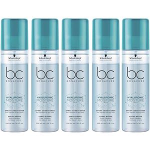 5x Schwarzkopf BC Moisture Kick Spray Conditioner 200ml