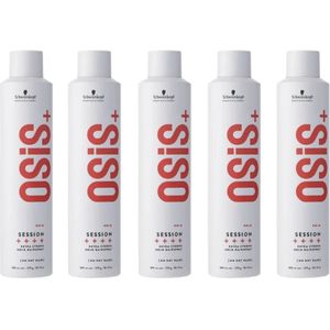 5x Schwarzkopf Osis Session Hairspray 300ml