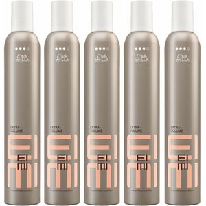 5x Wella EIMI Extra Volume Mousse 500ml