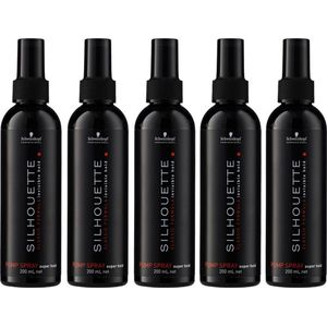 10x Schwarzkopf Silhouette Super Hold Pumpspray 200ml