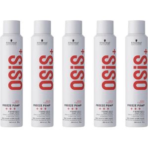 10x Schwarzkopf Osis Freeze Pump Spray 200ml
