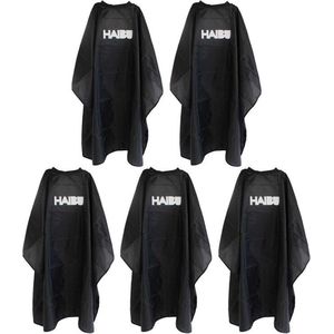 10x Haibu Essentials Kapmantel met Drukknoop zwart