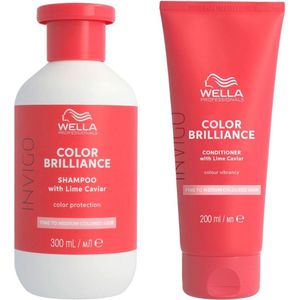 Wella Invigo Brilliance Fijn/Normaal Shampoo 250ml + Conditioner 200ml