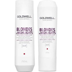 Goldwell Blondes Set – Shampoo & conditioner – Anti-geel – 250+200 ml