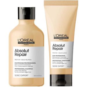L'Oréal Serie Expert Absolut Repair Gold Shampoo 300ml + Conditioner 200ml
