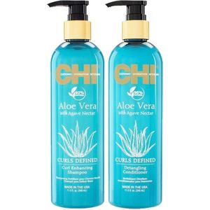 CHI Aloe Vera Shampoo 340ml + Conditioner 340ml