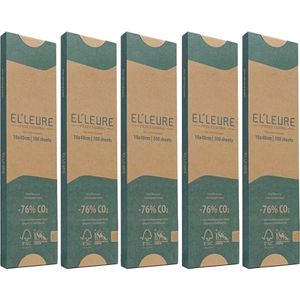 10x Elleure Hair coloring paper 10x40cm