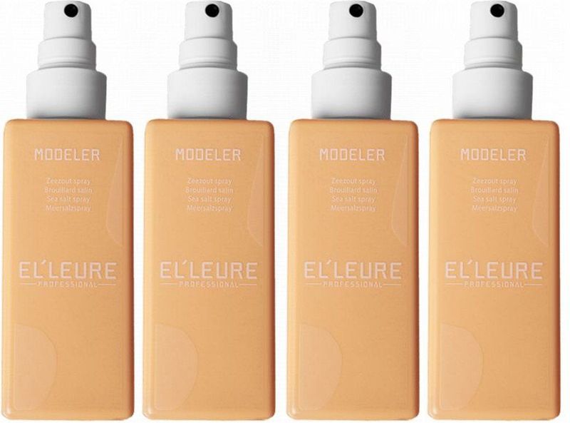 4x Elleure Modeler Zeezout Spray 150ml