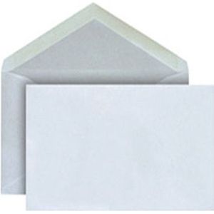 Bank envelop 156 x 220 mm wit 80 gram gegomd 500 stuks