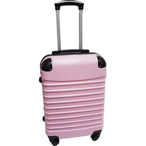 Handbagage trolley pink 55cm - Royalty Rolls