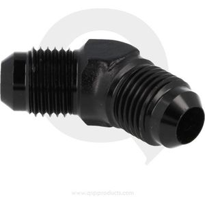 Aluminium adapter male 45° D16