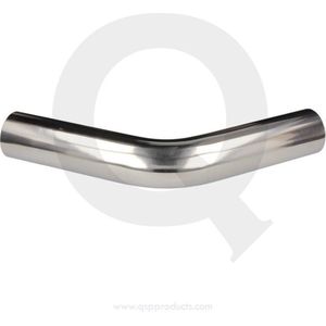 Aluminium bocht 45° 32 mm