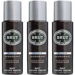 Brut Deodorant Spray Musk - 3 Pack