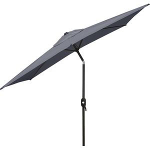 4goodz Rechthoekige Parasol Kantelbaar 150X250 cm - Antraciet