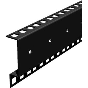 RG-6145-06 Penn Elcom 6 HE rackprofiel, gestanst door en door, staal, dubbel