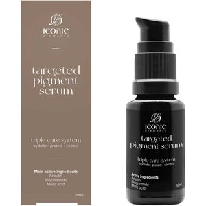 Iconic Elements Targeted Pigment serum - arbutin, niacinamide, malic acid - dagelijks gebruik - ontwikkeld door dermatoloog - 30 ml