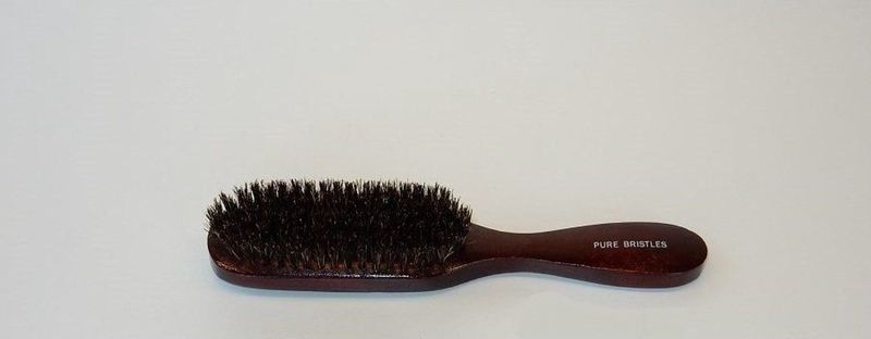 Haarborstel - Bruin - Kunststof - 21x4 cm