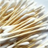 Wattenstokjes hout 100 stuks karton doosje