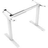Elektrisch Verstelbaar Zit-Sta Bureau Frame - 140Cm - Wit - NEN 527 - 80Kg Draagvermogen