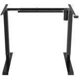 Elektrisch Verstelbaar Zit-Sta Bureau Frame - Zwart - NEN 527