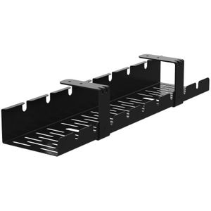 Bureau Kabelgoot Zwart 50 cm