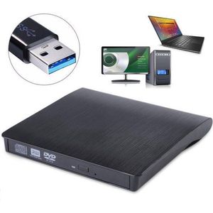 Plug & Play Externe CD/DVD Combo Drive - USB 3.0 - CD-Rom Disk Lezer & Brander