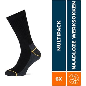 Stapp - Worker 4415 - Werksokken - Zwart - 6-Pack - Unisex