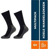 6-Pack Koele Naadloze Wandelsokken - Maat 39-42