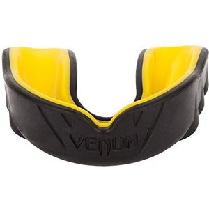 Venum Unisex Senior 11+ jaar Challenger mondbescherming, veelkleurig (zwart/geel), one size