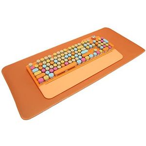 Gamingtoetsenbord, Mechanisch Toetsenbord, Aluminiumlegering, Bedraad of Draadloos, Kleurrijke Achtergrondverlichting voor Tablet (Oranje)