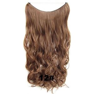 Wire hair extensions wavy bruin - 12#