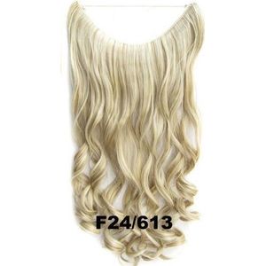 Wire hair extensions wavy blond - F24/613