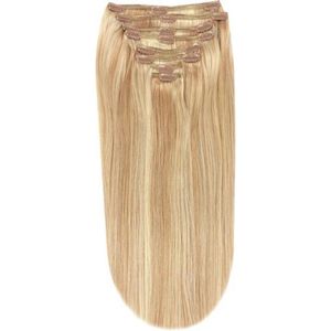 Remy Human Hair extensions straight 16 - bruin / blond 12/16/613