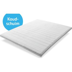 Topmatras - koudschuim - 10cm dik- afritsbare hoes - 180x200