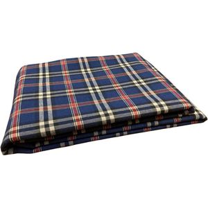 TextilDepot24 Landhaus geruite tafelkleden, kleur en afmetingen naar keuze, 100% katoen (110 x 220 cm, blauw-wit geruit