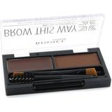 Rimmel Brow This Way Eyebrow Kit - 003 Dark Brown