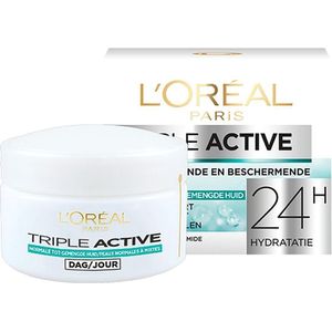 L'Oréal Triple Active 24H Dagcrème - 50 ml (2 stuks)