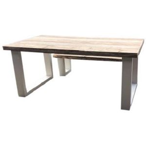 NEW ENGLAND COMBIDEAL EETTAFEL + BANKJE - 200X90X78 CM