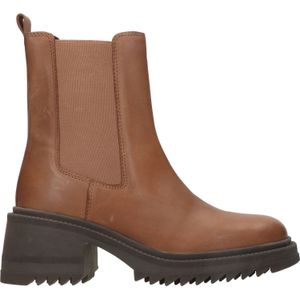 PS Poelman Chelsea Boot - Vrouwen - Bruin/Cognac - Maat 39