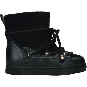 PS Poelman Veterboot - Meisjes - Zwart - Maat 35