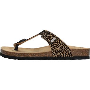 DSTRCT Slipper - Meisjes - Zwart/Cognac - Maat 33