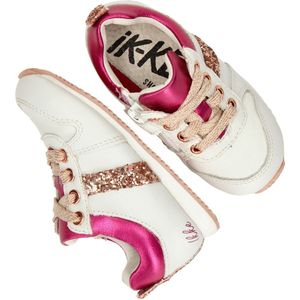 IK-KE Sneaker - Meisjes - Wit/roze - Maat 24