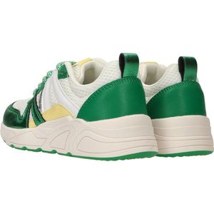 POSH By Poelman Sneaker - Meisjes - Wit/groen - Maat 33