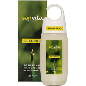 Natuurlijke Shampoo argan - kokos - paardenmelk - olijf - denolie - vitamine E - Sanvita