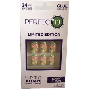 Perfect10: full cover nageltips, Daisy Chain