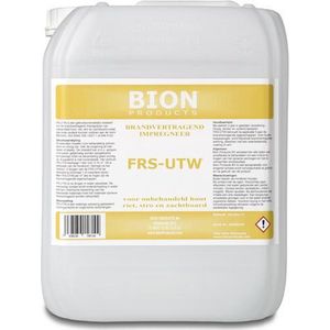 Brandvertrager FRS-UTW 10 liter Brandvertragend impregneer voor onbehandeld Hout, Riet, Stro en Zachtboard