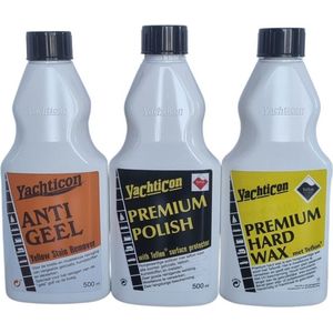 Yachticon - Poetspakket - Autoreiniger - 500 ml - Inclusief Anti Gilb en Wax